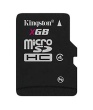 Pam. karta - KINGSTON 8 GB microSDHC Class 4 + adaptér